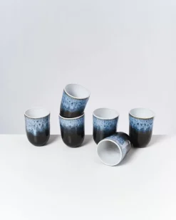Motel a Miio Alcachofra 6Er Set Becher Gros Schwarz