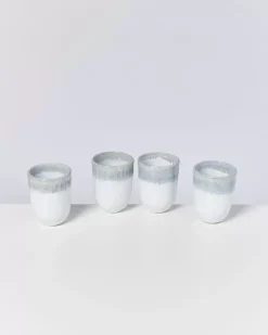 Motel a Miio Alcachofra 4Er Set Becher Gros Graublau