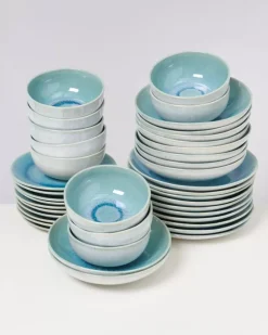 Motel a Miio Alcachofra Grunblau - 40 Teiliges Set