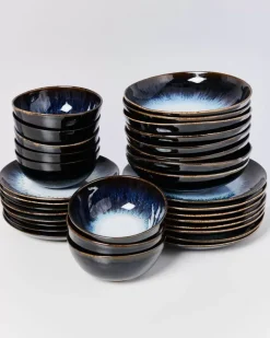 Motel a Miio Alcachofra Schwarz - 32 Teiliges Set