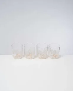Motel a Miio Alegria 4Er Set Glas Gros Drops Sand