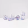 Motel a Miio Alegria 6Er Set Glas Gros Drops Lila