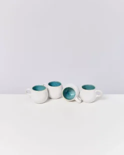 Motel a Miio Areia 4Er Set Espressotasse Aqua