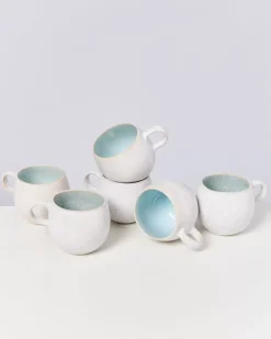 Motel a Miio Areia 6Er Set Tasse Gros Azur