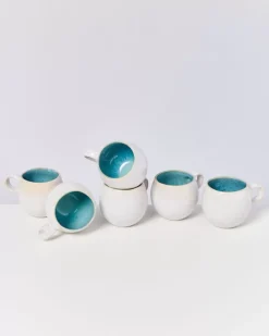 Motel a Miio Areia 6Er Set Tasse Klein Aqua