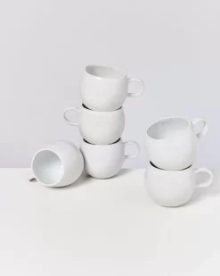 Motel a Miio Areia 6Er Set Tasse Klein Weis