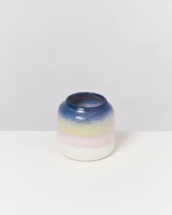 Motel a Miio Bebe Vase Blau Rosa Gesprenkelt