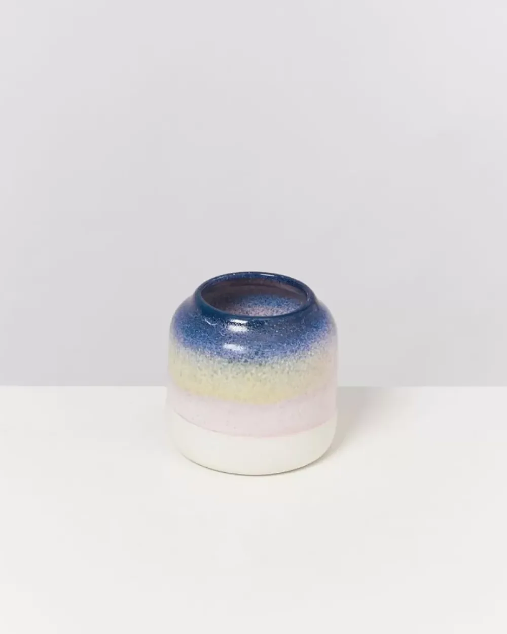 Motel a Miio Bebe Vase Blau Rosa Gesprenkelt