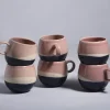 Motel a Miio Bica 6Er Set Tasse Gros Pink Navy Cream