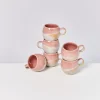 Motel a Miio Bica 6Er Set Tasse Klein Pink Cream