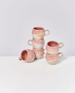 Motel a Miio Bica 6Er Set Tasse Klein Pink Cream