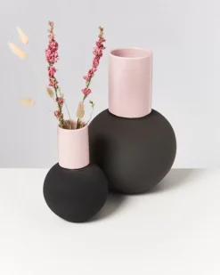 Motel a Miio Bola Vase L Rose Grau