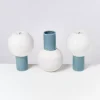 Motel a Miio Bola Vase M Graublau Gesprenkelt