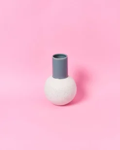 Motel a Miio Bola Vase M Graublau Gesprenkelt