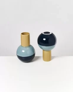 Motel a Miio Bola Vase M Grun Mint Navy