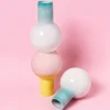 Motel a Miio Bola Vase M Grun Rosa Gesprenkelt