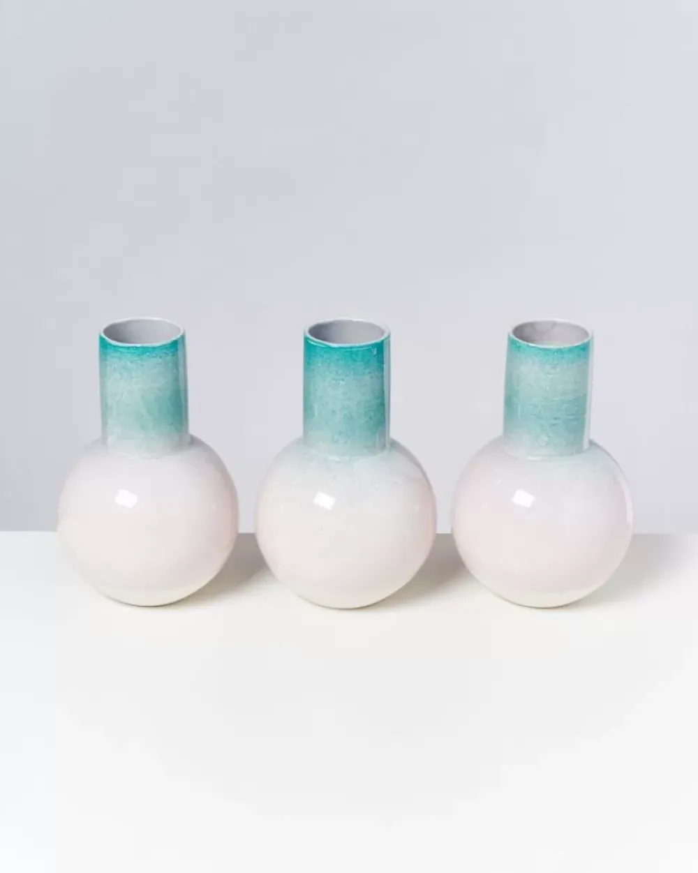 Motel a Miio Bola Vase M Grun Rosa Gesprenkelt