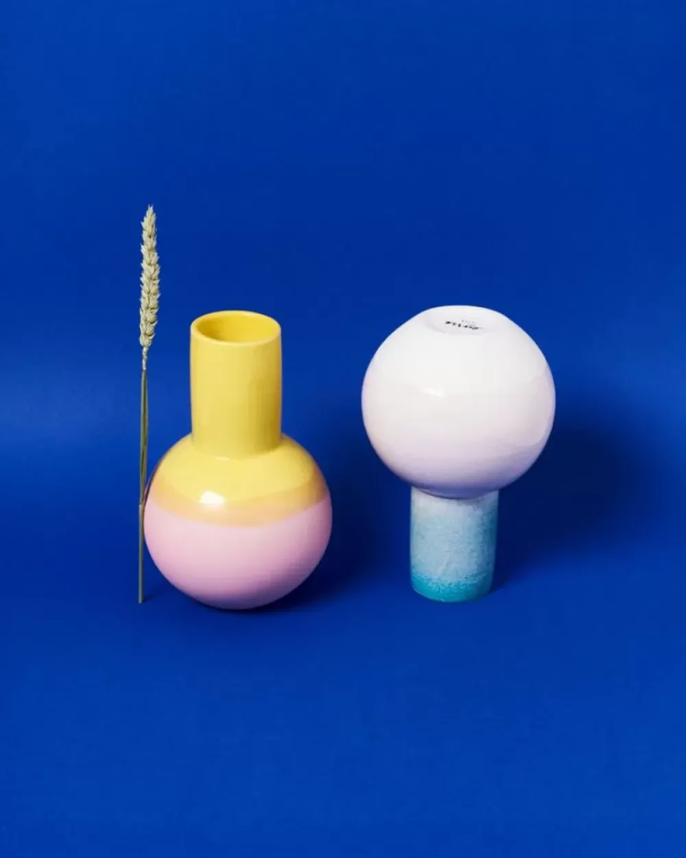 Motel a Miio Bola Vase M Grun Rosa Gesprenkelt