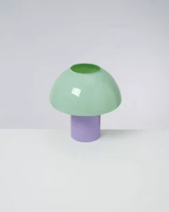Motel a Miio Cogumelo Glaslampe Mint Lila