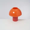 Motel a Miio Cogumelo Glaslampe Orange Rot