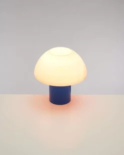 Motel a Miio Cogumelo Glaslampe Rosa Blau