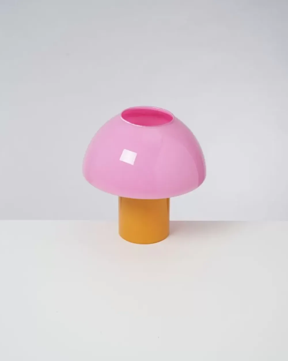 Motel a Miio Cogumelo Glaslampe Rosa Gelb
