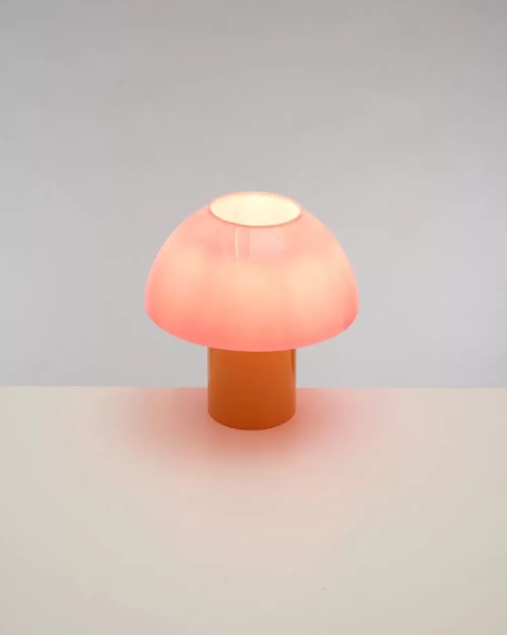 Motel a Miio Cogumelo Glaslampe Rosa Gelb