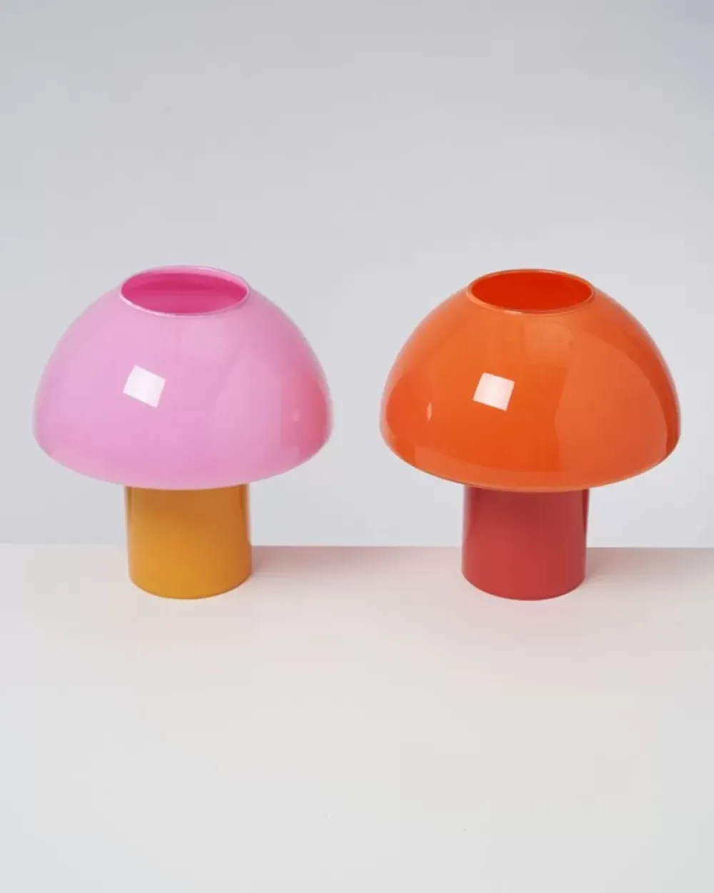 Motel a Miio Cogumelo Glaslampe Rosa Gelb