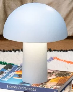 Motel a Miio Cogumelo Keramiklampe Hellblau
