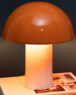 Motel a Miio Cogumelo Keramiklampe Orange Sand