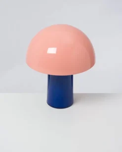 Motel a Miio Cogumelo Keramiklampe Rosa Blau