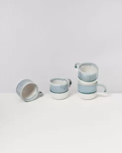Motel a Miio Coimbra 4Er Set Tasse Gros Graublau