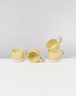 Motel a Miio Coimbra 4Er Set Tasse Gros Gelb