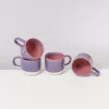 Motel a Miio Coimbra 4Er Set Teetasse Lila Rosa