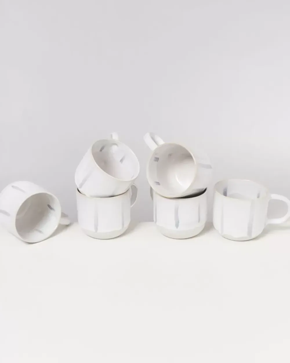Motel a Miio Coimbra 6Er Set Teetasse Weis Blau
