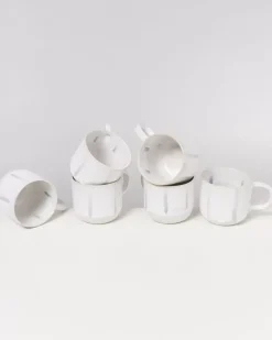 Motel a Miio Coimbra 6Er Set Teetasse Weis Blau
