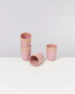 Motel a Miio Copa Alto 4Er Set Becher Gros Gelb Rose