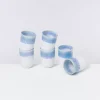 Motel a Miio Copa Alto 6Er Set Becher Gros Blau Weis