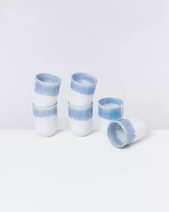 Motel a Miio Copa Alto 6Er Set Becher Gros Blau Weis