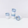 Motel a Miio Copa Alto 4Er Set Becher Gros Blau Weis
