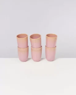 Motel a Miio Copa Alto 6Er Set Becher Gros Gelb Rose