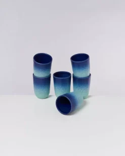 Motel a Miio Copa Alto 6Er Set Becher Gros Blau Turkis
