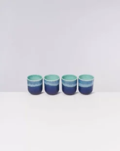 Motel a Miio Copa Alto 4Er Set Becher Klein Turkis