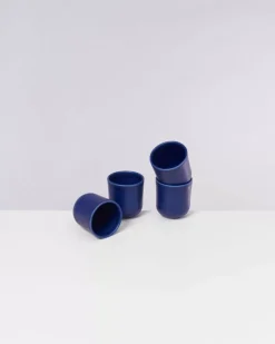 Motel a Miio Copa Alto 4Er Set Becher Klein Dunkelblau