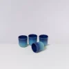 Motel a Miio Copa Alto 4Er Set Becher Klein Blau Turkis
