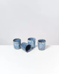Motel a Miio Cordoama Becher Klein Blau Gesprenkelt