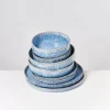 Motel a Miio Cordoama Blau Gesprenkelt - 8 Teiliges Set