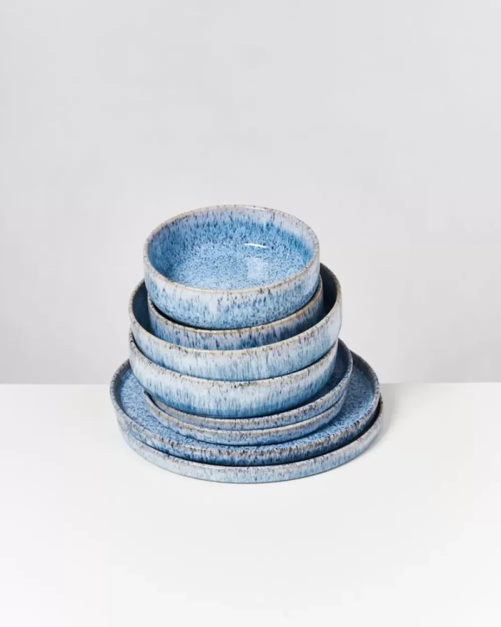 Motel a Miio Cordoama Blau Gesprenkelt - 8 Teiliges Set