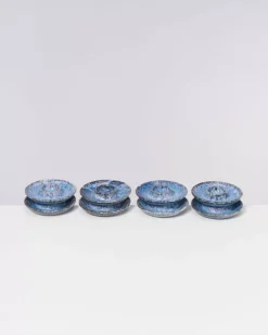 Motel a Miio Cordoama 8Er Set Eierbecher Blau Gesprenkelt