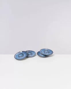 Motel a Miio Cordoama 4Er Set Eierbecher Blau Gesprenkelt